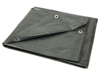 Plandeka 4x6m mega gruba/szara 120g +/-10%