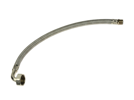 Wąż antywibracyjny 50cm z kolanem do hydroforu