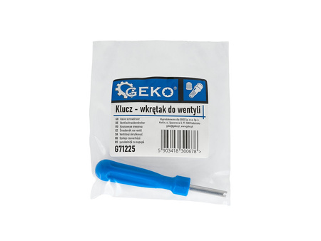Klucz – wkrętak do wentyli i zaworków