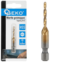 Wiertło gwintujące HSS M3 x 0,5mm HEX