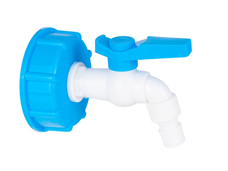 Zestaw – IBC nakrętka S60x6 + kran 1/2" – mauser