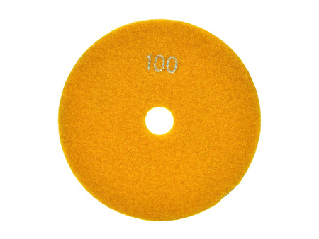 Tarcza polerska do szlifowania gresu na mokro 125mm GR100 (5/250)