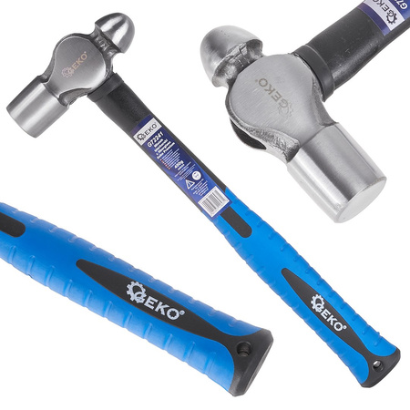 Młotek blacharski 450g trzonek fiberglass GEKO Premium