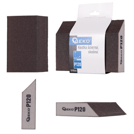 Kostka ścierna skośna 125x90x25mm P120 (250)