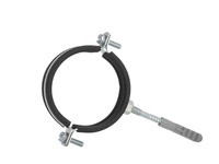 Obejma metalowa z gumą do rur 3" 87-92mm (100)