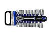 Komplet kluczy nasadowych 19el 1/2" 8-32mm CRV