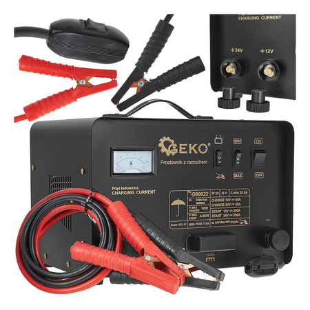 Prostownik z rozruchem 12/24V 200A