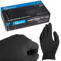 Rękawice nitrylowe SOLID GRIP 50szt. czarne