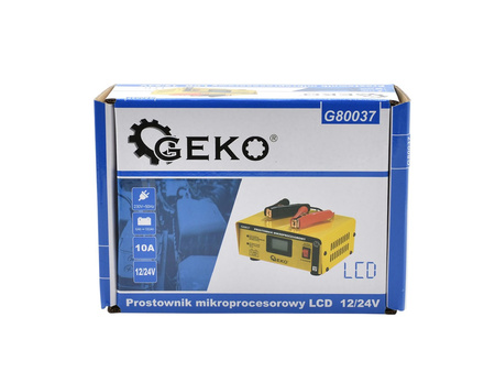Prostownik mikroprocesorowy LCD 12/24V