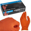 Rękawice nitrylowe SOLID GRIP 50szt. pomarańczowe