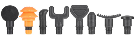Pistolet do masażu 100W z etui + 8 końcówek masujących (10)