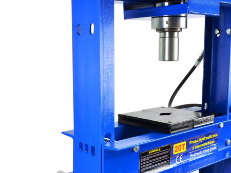 #Prasa hydrauliczna 20T z manometrem i pompą nożną(1/3cz.)