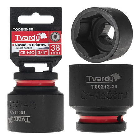 WYTRZYMAŁA NASADKA UDAROWA DŁUGA 1/2" 22mm CR-MO TVARDY