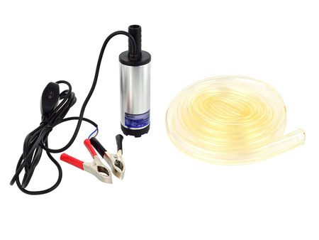 Pompa zanurzeniowa do spuszczania paliwa 12V 37mm z przewodem 3m