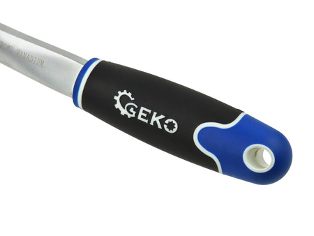 Grzechotka GEKO 3/8" wygięta rączka PROFI