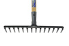 Grabie metalowe 14-zębne oprawione z trzonkiem 130cm