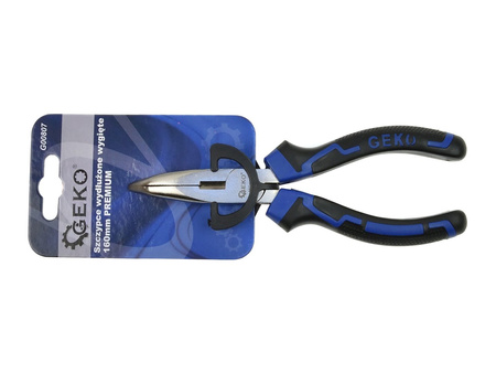 Szczypce wydłużone wygięte 160mm PREMIUM