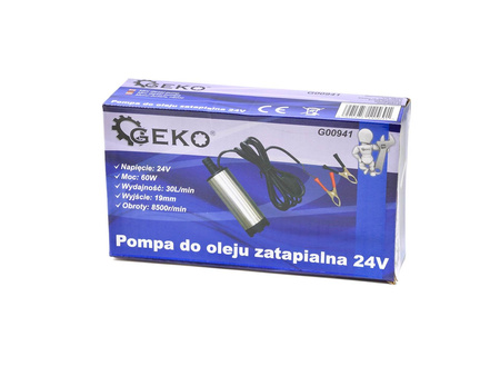 Pompa do oleju zatapialna 24V 52mm