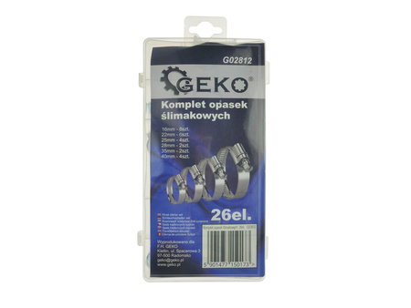 Zestaw opasek ślimakowych 26el.(20)