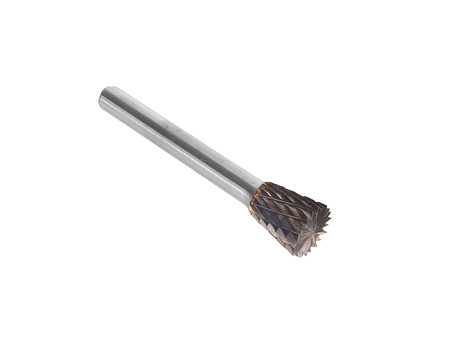 Frez-pilnik do metalu z węglika wolframu 12x12mm trzpień 6mm (stożkowy odwrócony) (200)