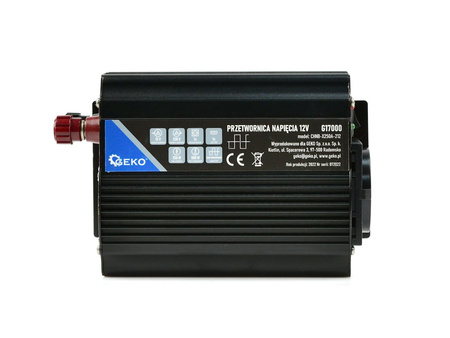 Samochodowa przetwornica napięcia 12V/230V 250W/500W