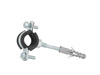 Obejma metalowa z gumą do rur 1/2" 20-25mm (200)