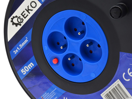 Przedłużacz elektryczny bębnowy 3x1.5mm2 50m