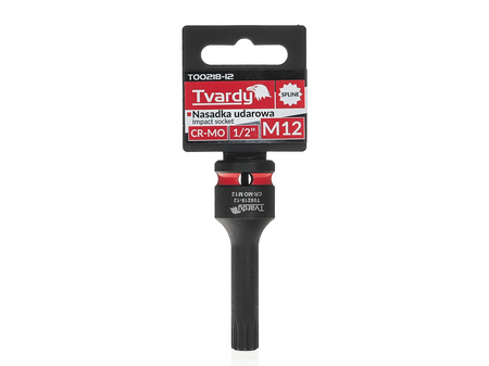 WYTRZYMAŁA NASADKA UDAROWA TRZPIENIOWA TORX T55 1/2” CR-MO TVARDY