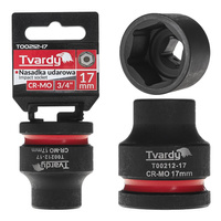 WYTRZYMAŁA NASADKA UDAROWA KRÓTKA 3/4" 17mm CR-MO TVARDY