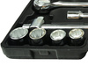 Zestaw kluczy nasadowych 21el. 3/4" 12-kąt.21-50mm /czarna walizka/