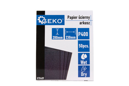 Papier ścierny wodny – arkusz 230x280mm P400 (50/1000)