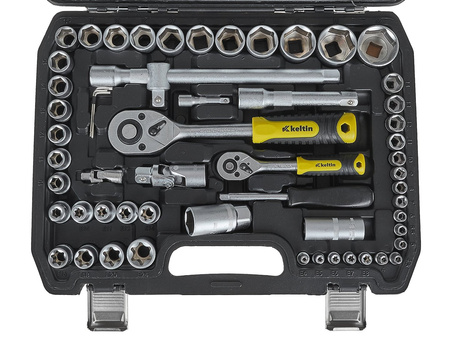Komplet kluczy nasadowych 108el. 1/4" & 1/2"