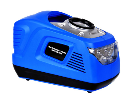 Mini Kompresor z latarką 12V/230V 100W