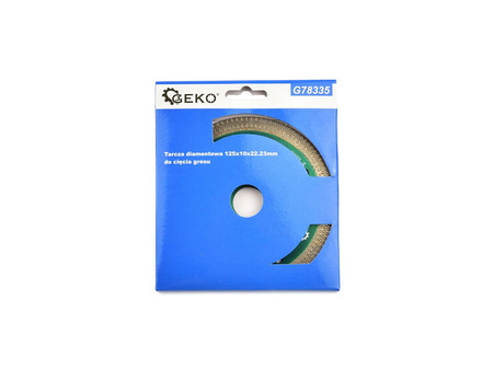 Tarcza diamentowa 125x10x22.23mm  do cięcia gresu (100)