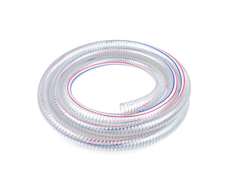 Wąż ssawny 1 cal 1'' 25 mm - wzmacniany drutem 5m (1)