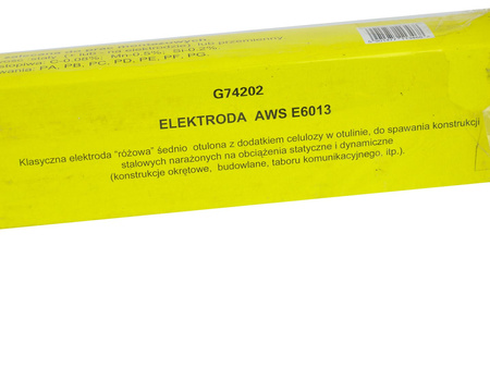 Elektrody spawalnicze 4mm x 350mm różowe (5kg)