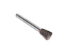 Frez-pilnik do metalu z węglika wolframu 12x12mm trzpień 6mm (stożkowy odwrócony) (200)