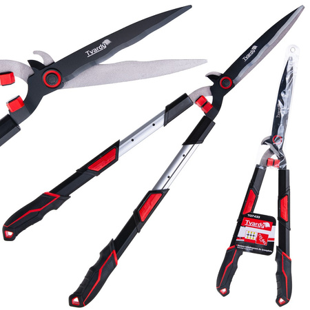 Nożyce teleskopowe do żywopłotu z ostrzem falistym 735-865mm PTFE