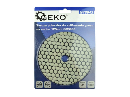 Tarcza polerska do szlifowania gresu na sucho 125mm GR3000 (5/25/250)