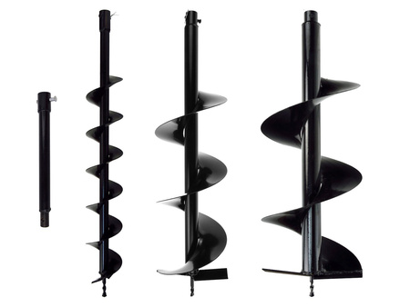 Świder spalinowy + wiertła(10cm,20cm,30cm) + adapter 50cm