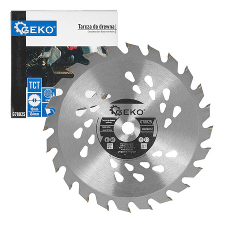 Tarcza do drewna 136mmx10mmx24T