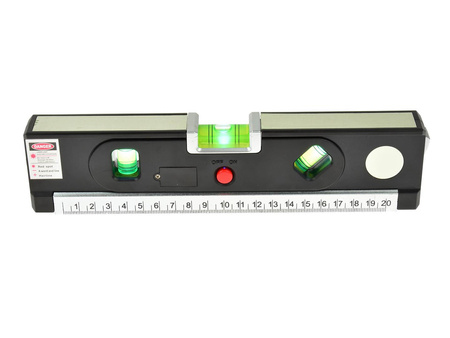 Poziomica laserowa podświetlana z miarą 1,5m