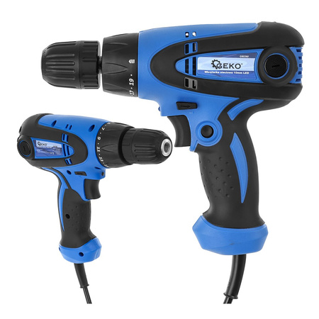 Wkrętarka sieciowa 230V 10mm LED/ GEKO
