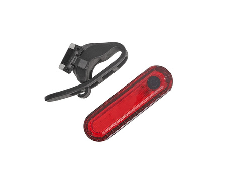 Wodoodporna lampka rowerowa USB IP54 – zestaw przód + tył (120)