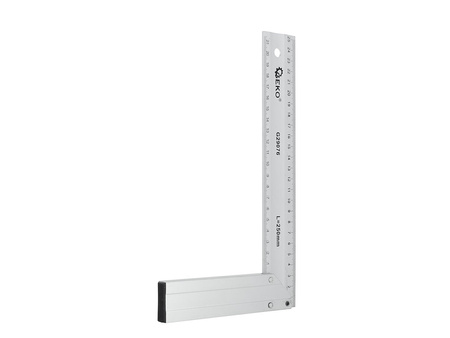 KĄTOWNIK STOLARSKI BUDOWLANY 250MM ALUMINIOWY