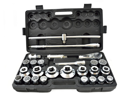 Zestaw kluczy nasadowych 26el. 3/4" 21-65 12-kątne