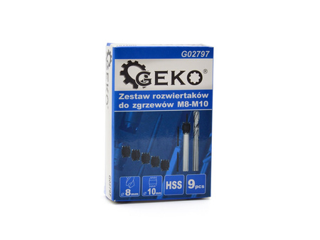 Zestaw rozwiertaków do zgrzewów M8-M10