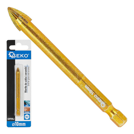 Wiertło do szkła i ceramiki HEX 10mm