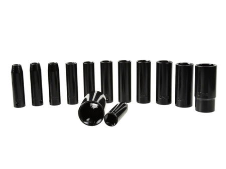 Komplet nasadek udarowych 1/2" 13el. 10-30mm do klucza pneumatycznego