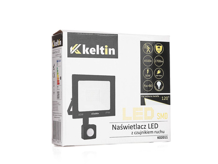 Naświetlacz LED 30W z czujnikiem ruchu – barwa biała neutralna 4500K (40)